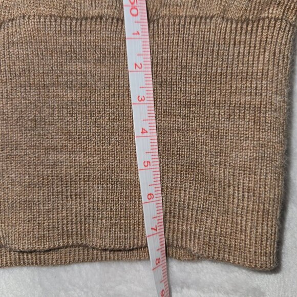 Classic Tan V-Neck Sweater - Picture 11 of 11